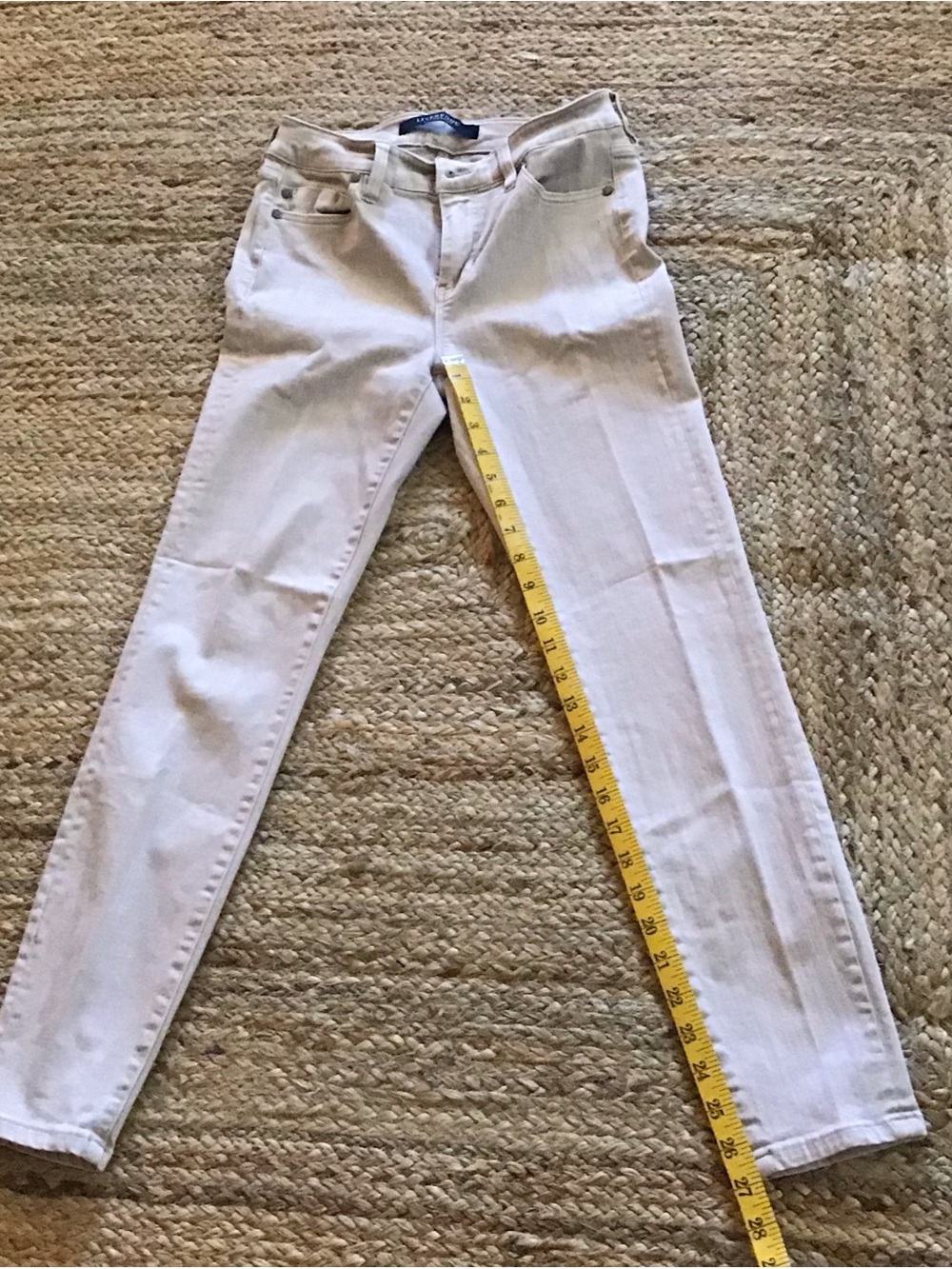 Liverpool Beige Sz 4/27 Ankle Skinny Jeans #Stretchy #Comfortable